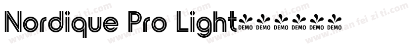 Nordique Pro Light字体转换